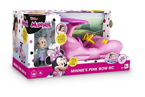 Minnie Mouse- Minnie's Pink Thunder Fashion RC Car Minnie Mando a Distancia para Coche, Color Rosa (IMC Toys 184190)