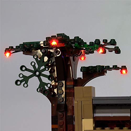 MKIU Equipo De Iluminación Utilizado para El Juego De Bloques De Construcción Upside-Down Strange Things, Kit De Luz Led Compatible con Lego 75212 (no Incluye El Juego De Bloques)