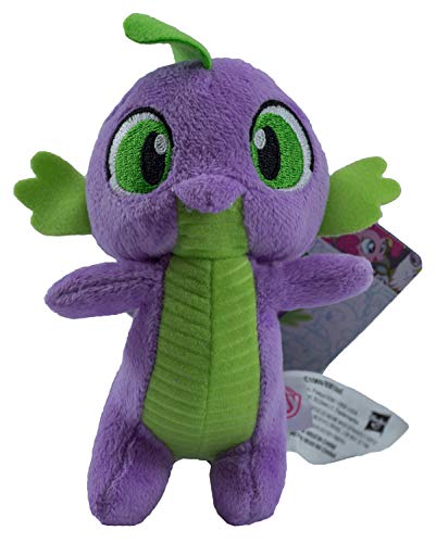 MLP My Little Pony - Caballo de peluche de 12 cm, para niños, niñas y niños, para coleccionar, acurrucarse y jugar (pico del dragón, verde/morado)