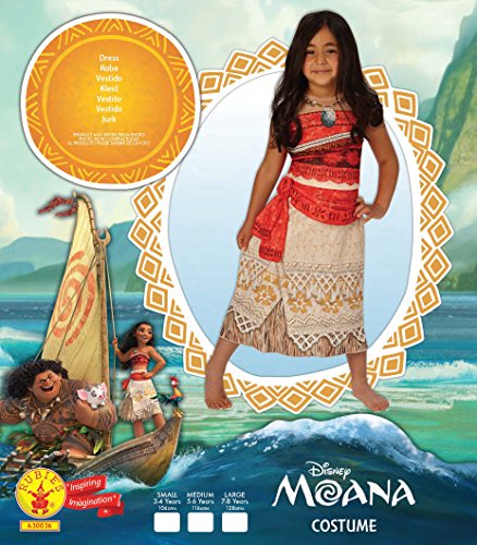 Moana - Disney Princess - Disfraces de Niño Disfraz - Grande - 128cm - Edad 7-8