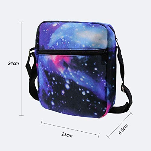 Mochila con Estampado TIK Tok Mochila Escolar para Estudiantes + Bolso pequeño + Estuche para bolígrafo Conjunto de Tres Piezas-C