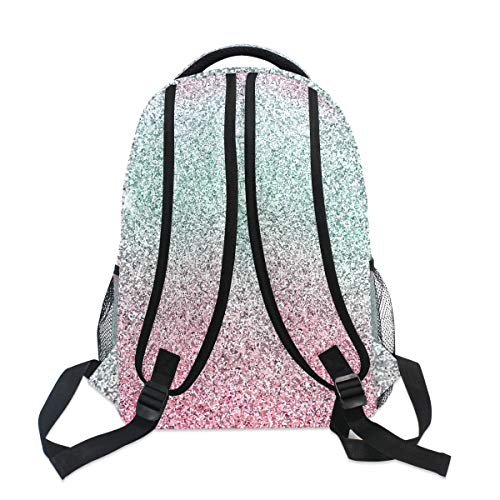 Mochila Escolar con Purpurina para niños niñas niños Bolsa de Viaje Bookbag