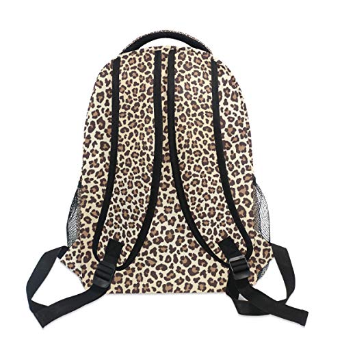 Mochila Escolar de Leopardo Animal de Gemoetric para niños niñas niños Bolsa de Viaje Bookbag