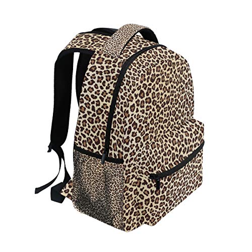 Mochila Escolar de Leopardo Animal de Gemoetric para niños niñas niños Bolsa de Viaje Bookbag