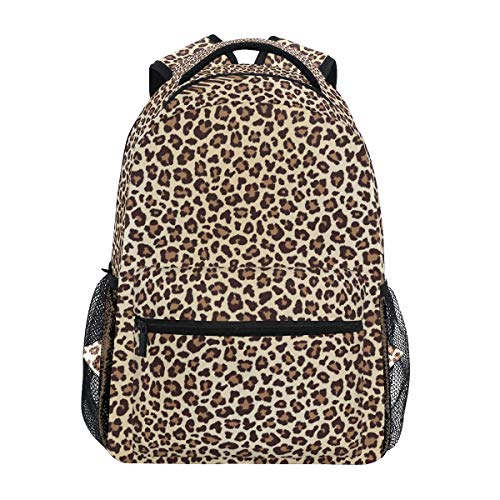 Mochila Escolar de Leopardo Animal de Gemoetric para niños niñas niños Bolsa de Viaje Bookbag