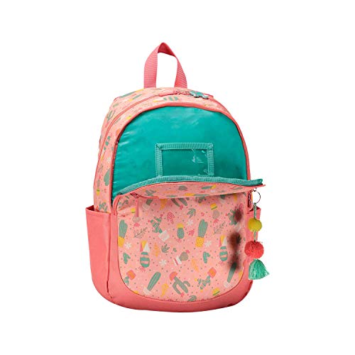 Mochila Escolar Estampado Cactus Pink - Emelinda