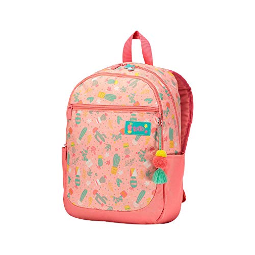 Mochila Escolar Estampado Cactus Pink - Emelinda