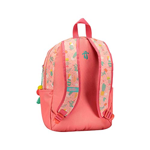 Mochila Escolar Estampado Cactus Pink - Emelinda