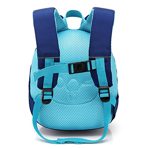 Mochila Escolar para bebés, Mochila para niños pequeños,Bolsos para niños Mochila para niños Bolsas de Hombro preescolares de la guardería Anti Lost, Conejo (1-5 años de Edad)-Azul