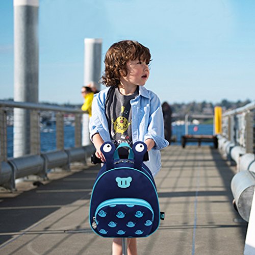 Mochila Escolar para bebés, Mochila para niños pequeños,Bolsos para niños Mochila para niños Bolsas de Hombro preescolares de la guardería Anti Lost, Conejo (1-5 años de Edad)-Azul