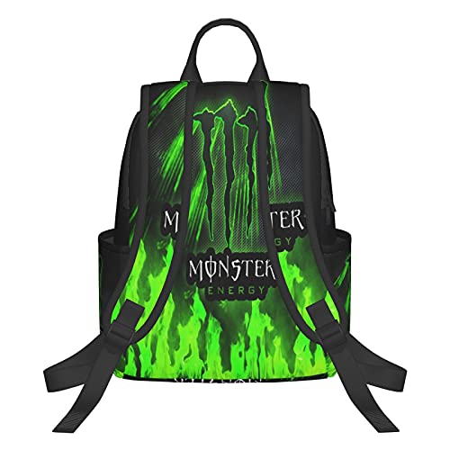 Mochila escolar para niños/niñas y adolescentes, para estudiantes con impresión 3D, diseño de Mon_Ster Póster En_Ery