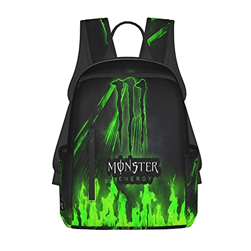 Mochila escolar para niños/niñas y adolescentes, para estudiantes con impresión 3D, diseño de Mon_Ster Póster En_Ery