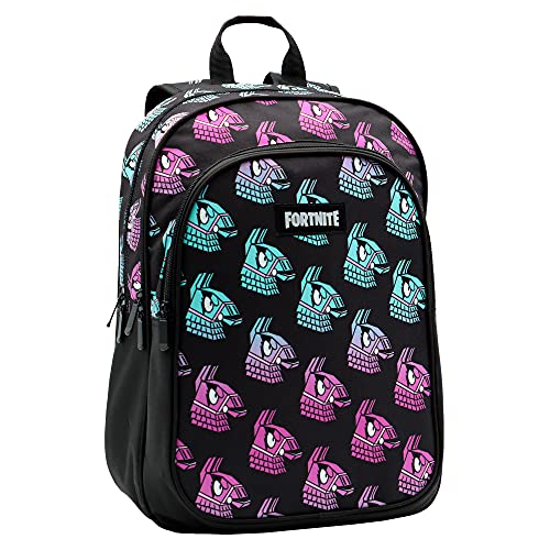 Mochila Fortnite Llama, Multicolor, Doble compartimiento