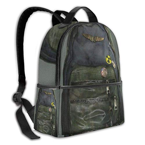 Mochila Mochila de Viaje Ellie'S Backpack - The Last of US 14.5 Inch Fashion Black-Edged Backpack,School Bag,Mountaineering Bags