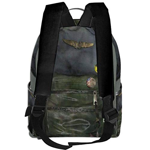 Mochila Mochila de Viaje Ellie'S Backpack - The Last of US 14.5 Inch Fashion Black-Edged Backpack,School Bag,Mountaineering Bags