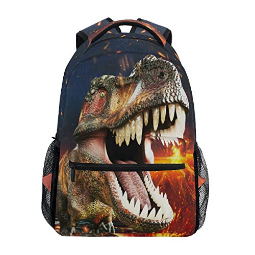 Mochila para el colegio de niño con diseño 3D de dinosaurio T-Rex. Mochilas estupendas para niños, adolescentes, para viajes, portátil, etc.