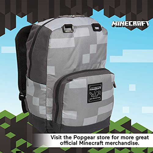 Mochila para niñas con Estampado de Bloques de Minecraft | Producto Oficial | Bolsa Escolar Gamer, Idea de Regalo para niños