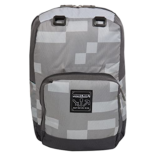 Mochila para niñas con Estampado de Bloques de Minecraft | Producto Oficial | Bolsa Escolar Gamer, Idea de Regalo para niños