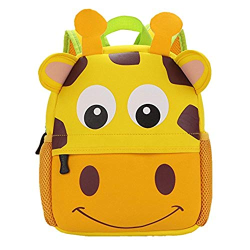 Mochila para niños, Animal Mochila Escolar TEAMEN® Toddler Kids Mochila Escolar para niños pequeños, Mochila para 2-5 años (Jirafa)