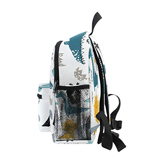 Mochila para niños Dino Scandinavian Style Kindergarten Preescolar Bolsa para niñas de niños pequeños