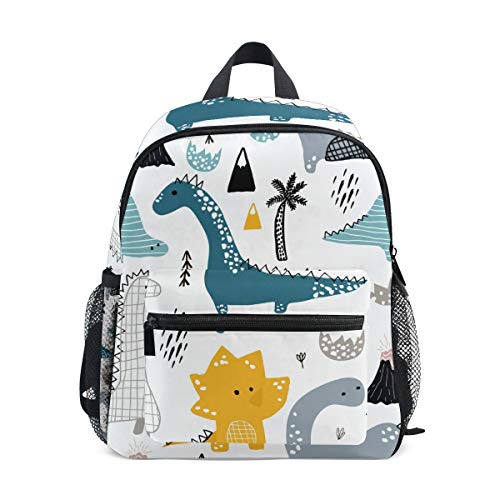 Mochila para niños Dino Scandinavian Style Kindergarten Preescolar Bolsa para niñas de niños pequeños