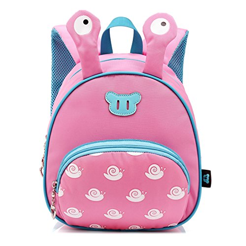 Mochila para niños, Lindos Caracoles de Dibujos Animados para niños pequeños Mochila de Juguete Mochilas Escolares Mochilas de bebé para niños de Kindergarten Niños niñas Mochila de Viaje