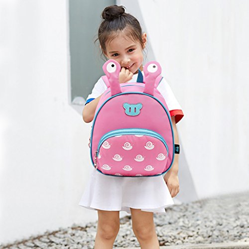 Mochila para niños, Lindos Caracoles de Dibujos Animados para niños pequeños Mochila de Juguete Mochilas Escolares Mochilas de bebé para niños de Kindergarten Niños niñas Mochila de Viaje