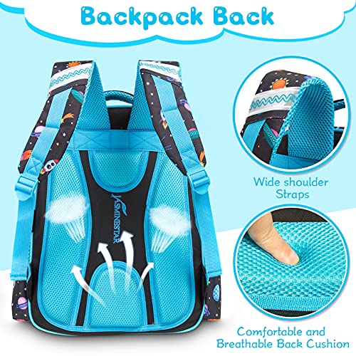 Mochila para niños Mochila Informal para niñas y niños Mochila Escolar para niños Bolsa de Viaje Mochila Escolar para Unicornio Rosa de Grado 3-7, 42x19x30cm