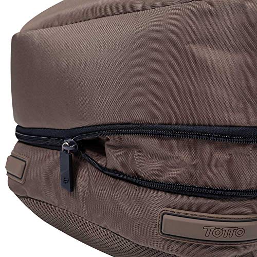 Mochila para portátil de 14" marrón TOTTO - Propus