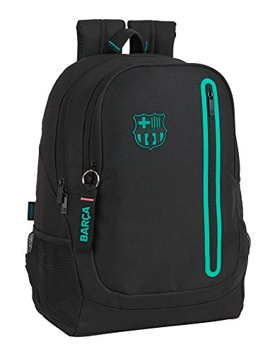 Mochila Safta Escolar de F.C. Barcelona 3ª Equip. 20/21, 320x160x440mm, negro/turquesa