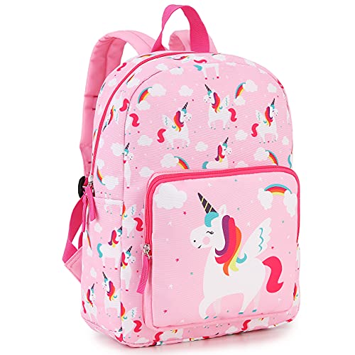 Mochila Unicornio Niña,RAVUO Ligera Mochilas Infantil Lindo Mochila Escolar Mochilas Preescolar Escolar Kindergarten con Correa de Pecho