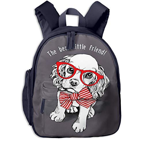 Mochilas Infantiles, Bolsa Mochila Niño Mochila Bebe Guarderia Mochila Escolar con Perro Cachorro Cocker Spaniel para Niños de 3 A 6 Años de Edad