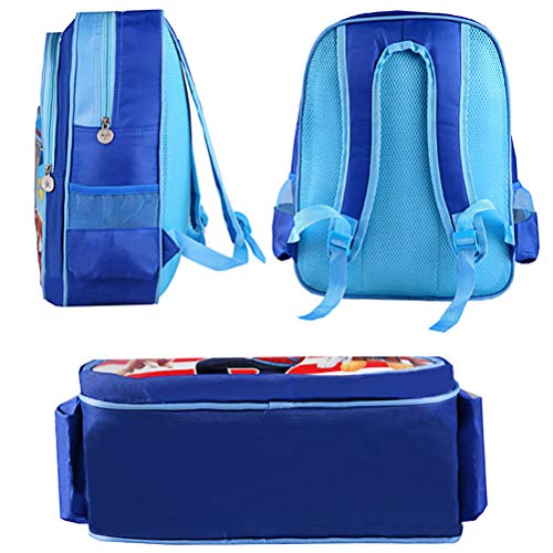 Mochilas Infantiles Guarderia Mochilas Infantiles Patrulla Canina Bolsas Escolares De Dibujos Animados para Niñas Y Niños De 3 A 6 Años Azul