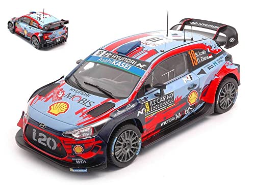 Modelo A Escala Compatible CONHYUNDAI i20 WRC N.19 WRC Rally Monte Carlo 2019 S.LOEB-D.Elena 1:24 IXO MODEL 24RAL002B