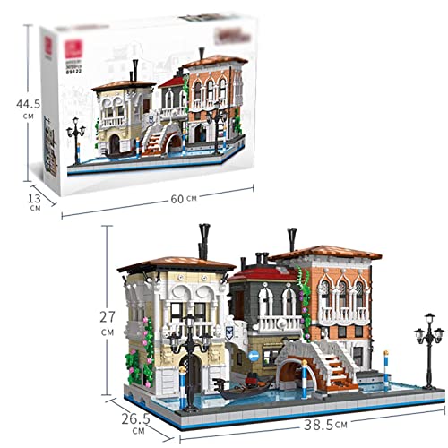 Modelo Kit Construcción Casa Modular, Juguetes Construcción Compatibles con Lego, Juguetes Bloques Construcción para Niños,2021 Regalos Invierno para Niños y Adultos A,One Size