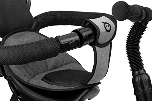 MOMI Iris Triciclo Infantil 5 en 1 con función de Buggy, para niños de 9 Meses a 5 años, Estructura Estable, Asiento 360 ° con cinturón de Seguridad de 5 Puntos, reposapiés