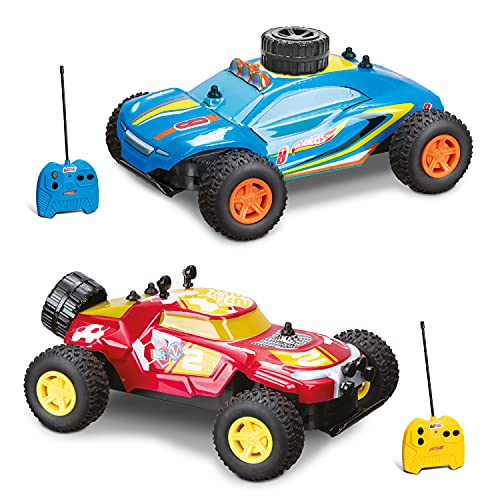 Mondo Motors Hot Wheels Dune Monster - Coche teledirigido a Escala 1:24, Doble frecuencia, hasta 10 km/h de Velocidad, Carcasa de Lexan, función Completa para niños, Modelo Surtido, 63682