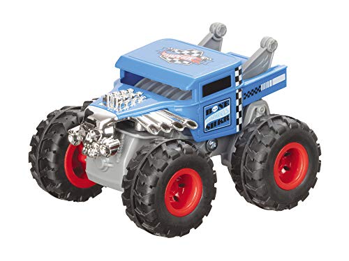 Mondo Motors - Hot Wheels Monster Trucks Bone Shaker - Coche teledirigido para niños - Color Azul - 63649