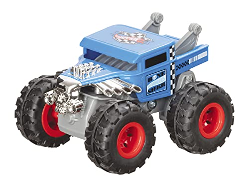 Mondo Motors - Hot Wheels Monster Trucks Bone Shaker - Coche teledirigido para niños - Color Azul - 63649