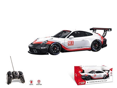 Mondo Motors Porsche 911 GT3 Cup - Modelo en Escala 1:14, hasta 10 km/h de Velocidad, Coche de Juguete para niños 63530