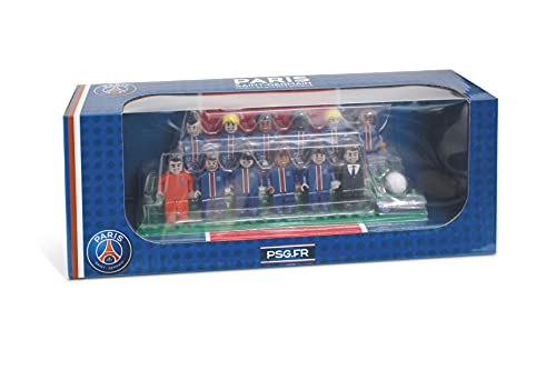 Mondo- Squadra Toys – Brick Team PSG de colección – Equipo de fútbol Paris Saint-Germain, Jugadores y Entrenadores – Color Rojo y Azul – 25596