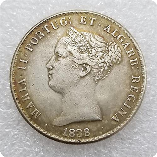 Monedas Finas Portugal 1837, 1838, 1842, 1844, 1845 Portugal 500 REIS Coin