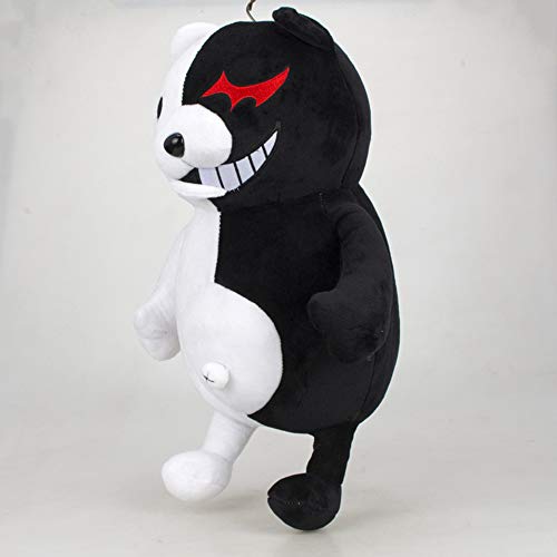 Monokuma Muñeco de Peluche Juguetes Cosplay Animales de Peluche Juguetes Súper Lindos Figuras de Acción de Felpa Cumpleaños Creativo para Niños Niñas (25 CM)