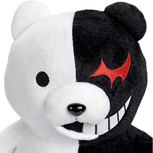 Monokuma Muñeco de Peluche Juguetes Cosplay Animales de Peluche Juguetes Súper Lindos Figuras de Acción de Felpa Cumpleaños Creativo para Niños Niñas (25 CM)