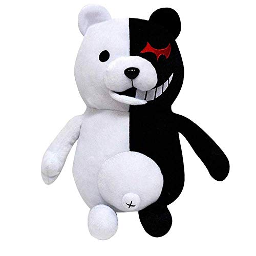 Monokuma Muñeco de Peluche Juguetes Cosplay Animales de Peluche Juguetes Súper Lindos Figuras de Acción de Felpa Cumpleaños Creativo para Niños Niñas (25 CM)