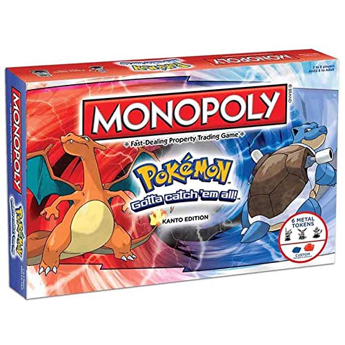 Monopoly Pokemon Board Juego Juguetes Familia Casual Tarjeta Juegos Recopilación De Juegos De Estrategia De Fiesta para Adultos En Edad 8 Arriba Versión En Inglés