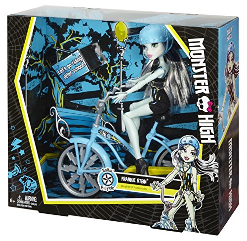 Monster High Boltin' Bicycle Frankie Stein Doll & Vehicle