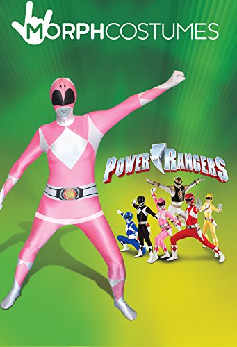 Morphsuits - disfraz de vestuario como Power Rangers, Adulto, talla: L, color: rosa