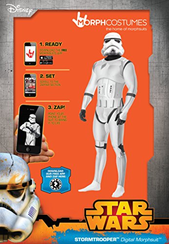 Morphsuits - Disfraz para adulto, diseño Stormtrooper de Star Wars, talla M (MLZSTM)