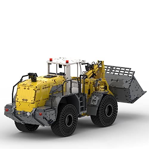 Morton3654Mam Técnica de orugas planificador, modelo MOC-49777, 12135 piezas, rueda gigante RC cargador, bloques de construcción, compatible con Lego